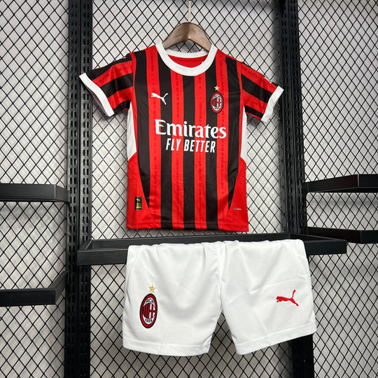 AC Milan 2024 - 2025 Hemmatröja för barn
