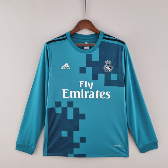Real Madrid 2017 - 2018 Tredjetröja Långärmad