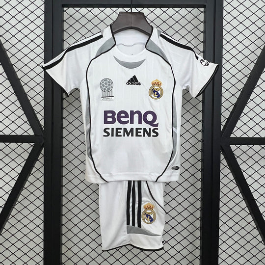 Real Madrid 2006 - 2007 Hemmatröja för barn