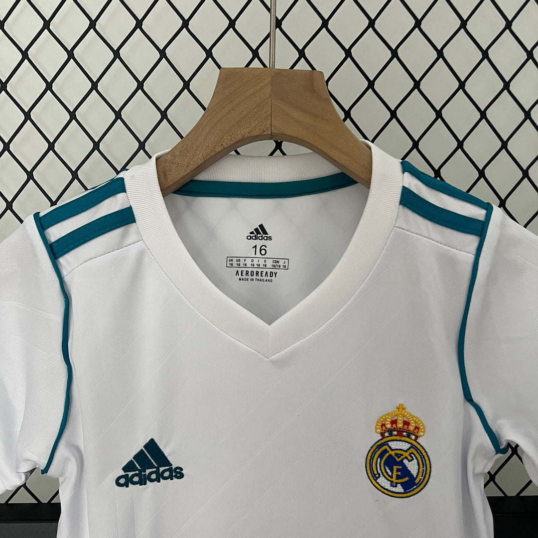 Real Madrid 2017 - 2018 Hemmatröja för barn