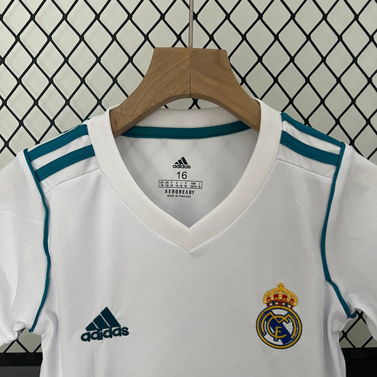 Real Madrid 2017 - 2018 Hemmatröja för barn